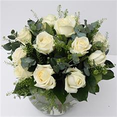 White Rose Handtied