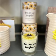 Sunflower Candle